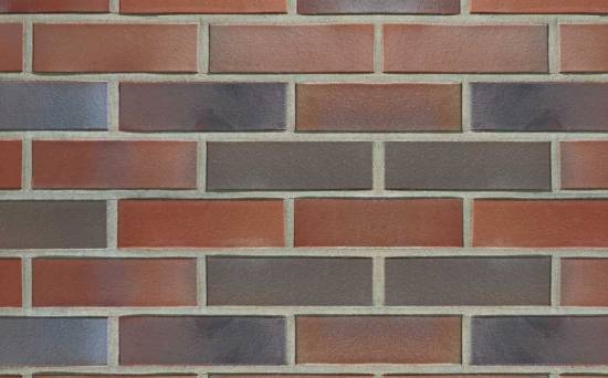 Кирпич клинкерный пустотелый ABC Oldenburg braun-blau--bunt Kohle glatt, 240*115*71 мм