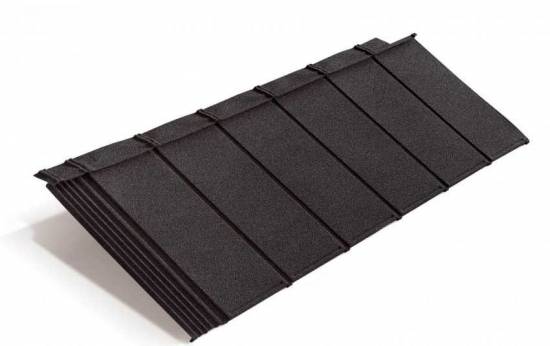 Композитная черепица Metrotile iPanel, черный