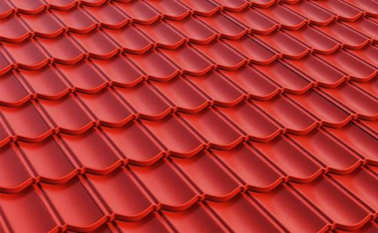 Композитная черепица рядовая AeroDek Уникум, цвет Красный аметист (39)