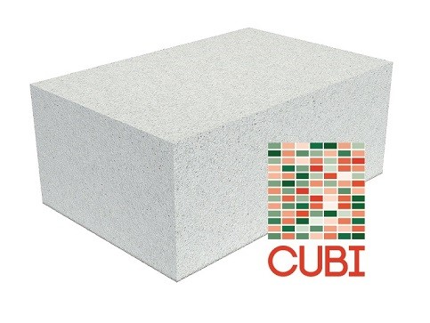 Газобетонный блок CUBI D400 B2,0 F100 625х250х400 ровный