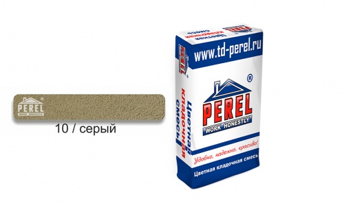 Цветной кладочный раствор PEREL SL 0010 серый, 25 кг